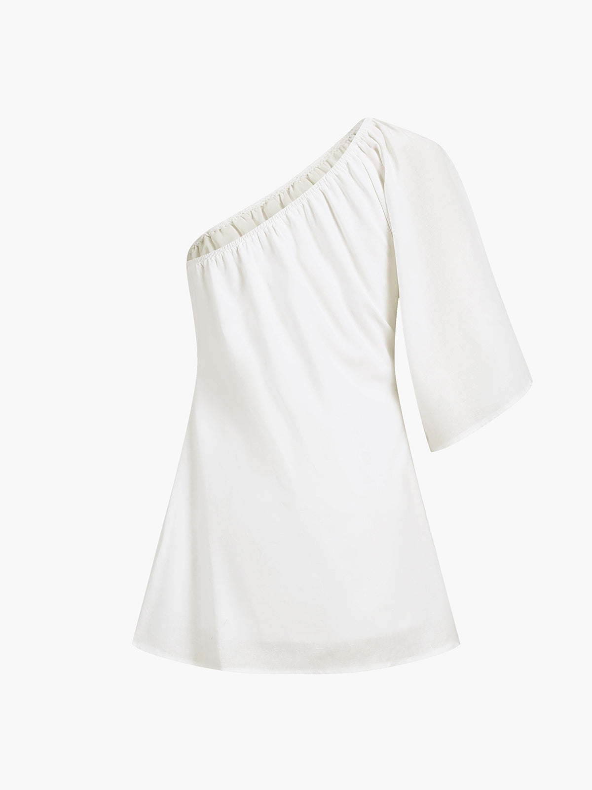 Ruœgy Off-Shoulder Linen Mini Dress