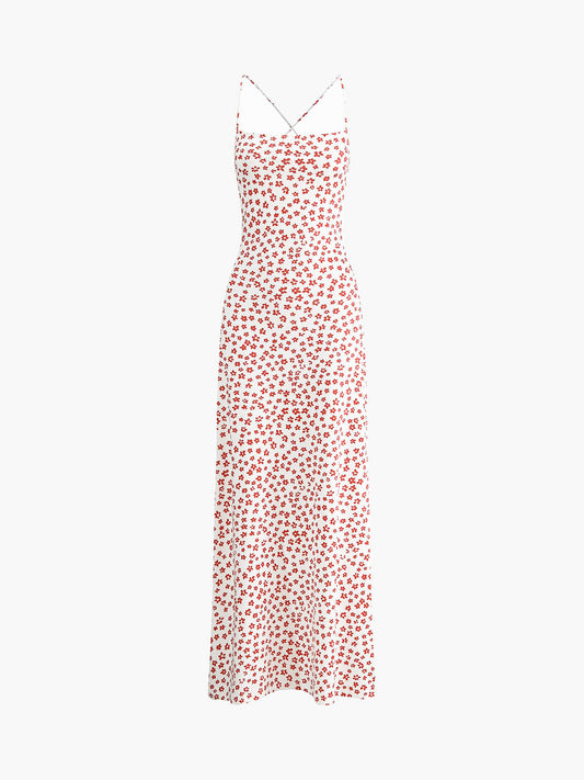 Ruœgy Robe d’été Longue Fleurie Femme
