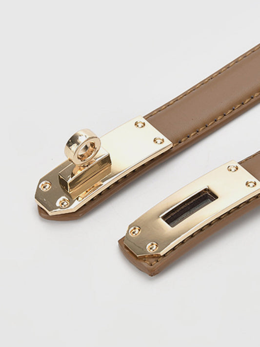Ruœgy Ceinture Fine Femme Ajustable Femme