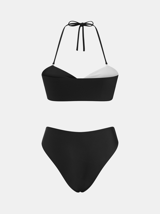 Ruœgy Bikini Bicolore Torsadé Femme