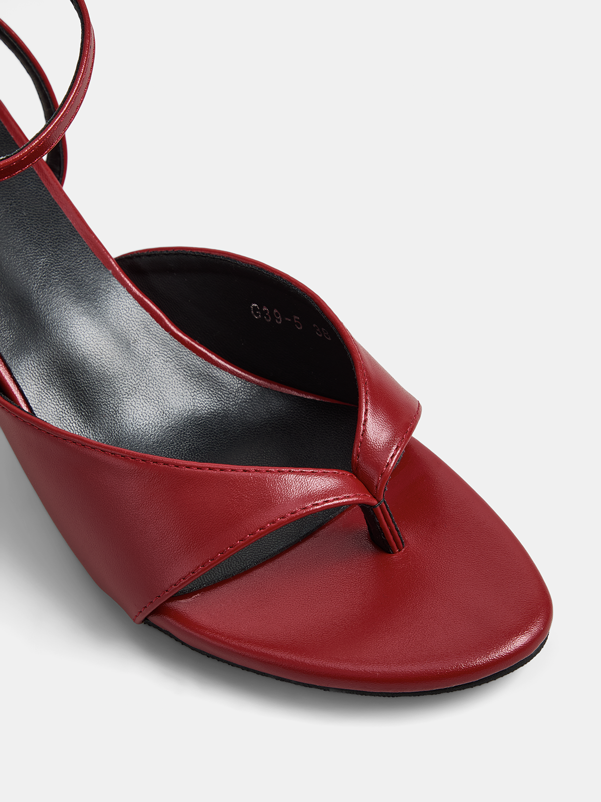 Ruœgy Sandales à Talons Bride Cheville Femme