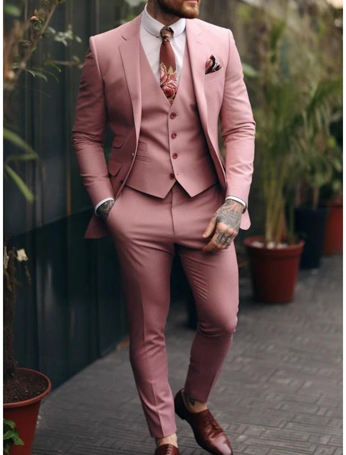 Costume 3 pièces pour mariage Homme