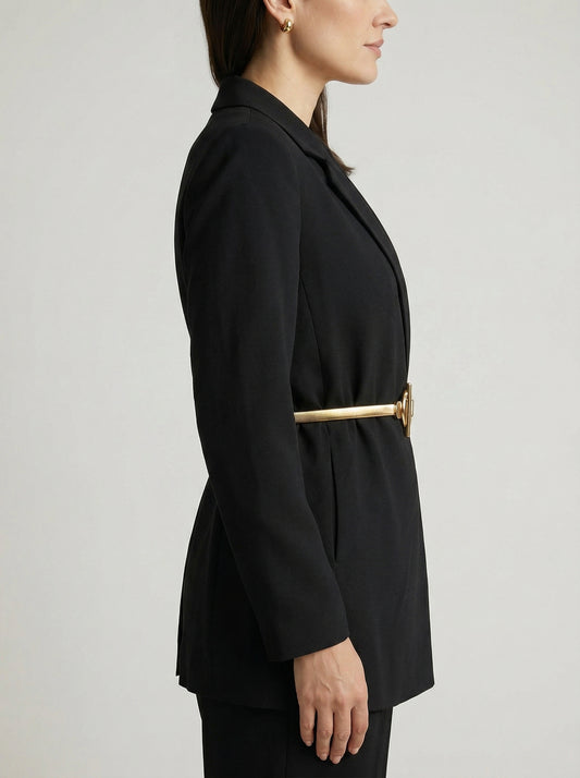 Ruœgy Elastic Lariat Slim Belt Femme