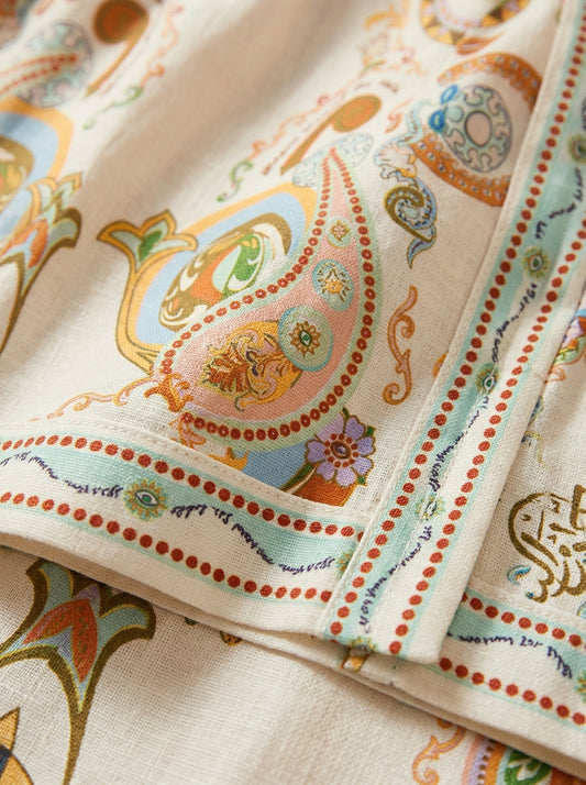 Ruœgy Ensemble Short Et Polo Imprimé Femme