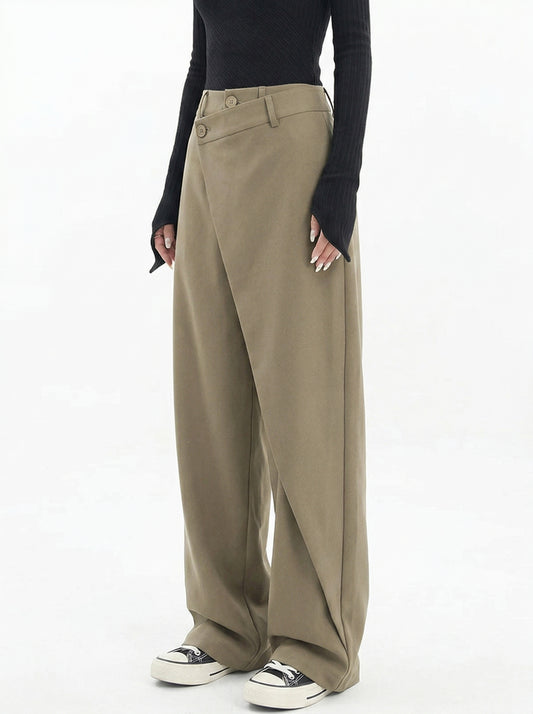Ruœgy Baggy Wide Leg Pants Femme