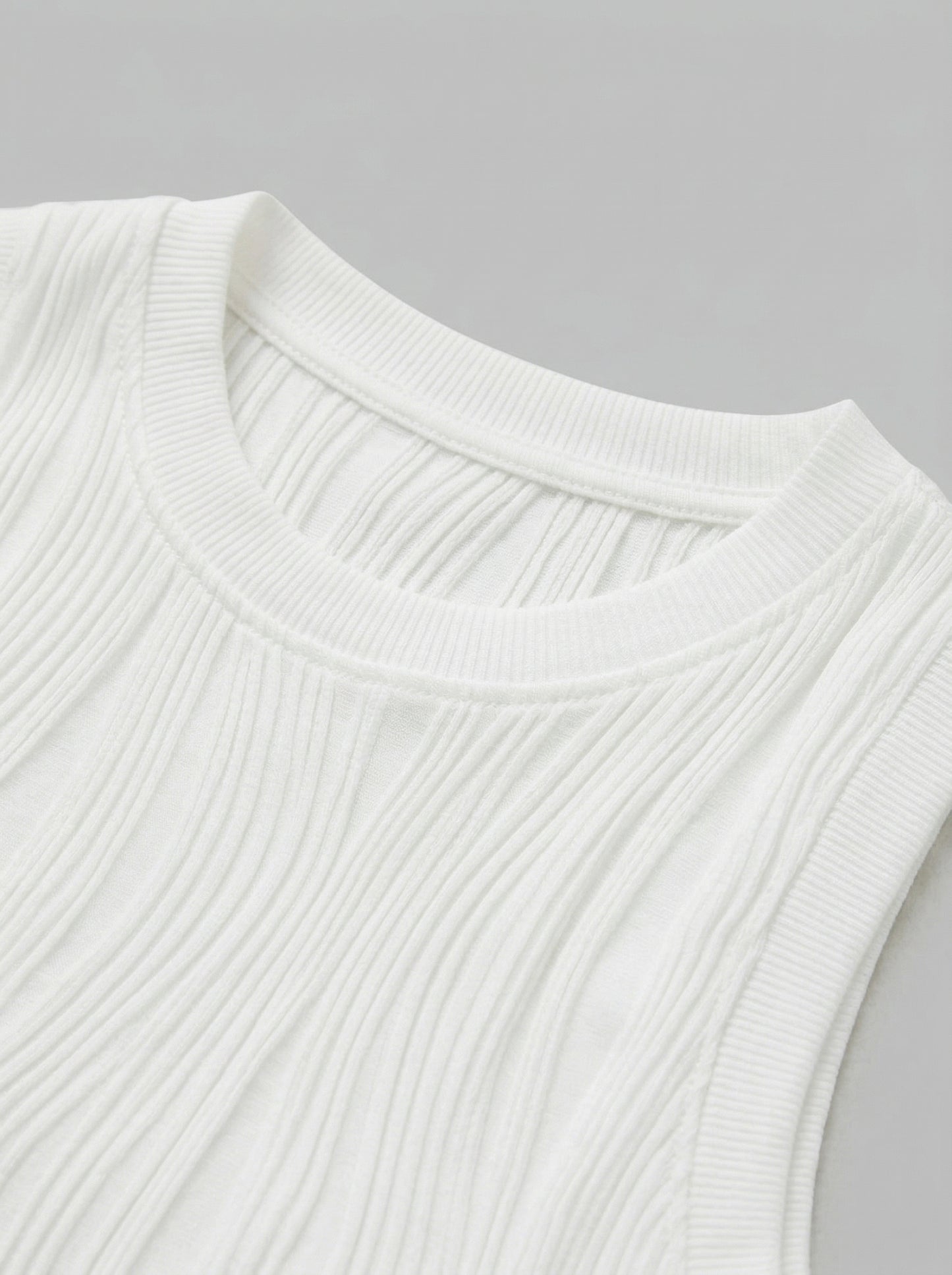 Ruœgy Débardeur à Texture Ondulée Femme