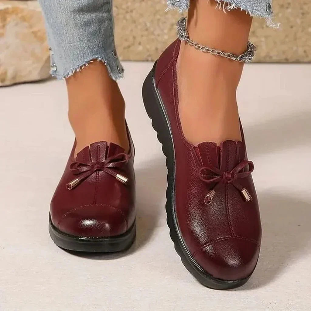 Mocassins en Cuir Confort Femme