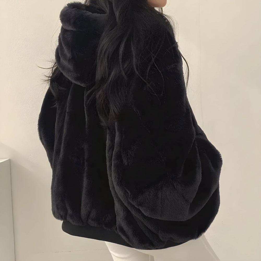 Veste Teddy Réversible Femme