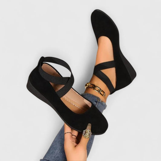 Ruœgy Ballerines À Brides Croisées Femme