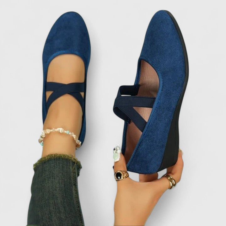 Ruœgy Ballerines À Brides Croisées Femme