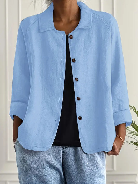 Ruœgy Blazer Oversize Boutonnage Devant Femme