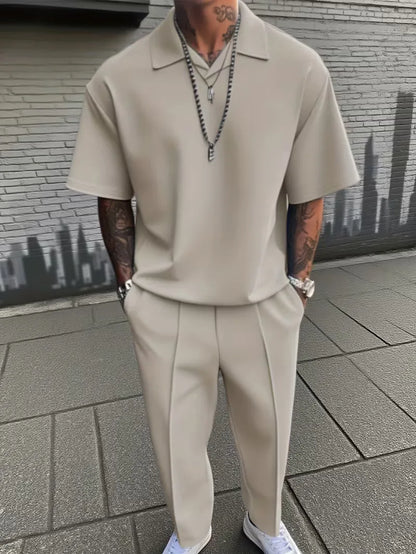 Ensemble Polo et Pantalon Droit Homme