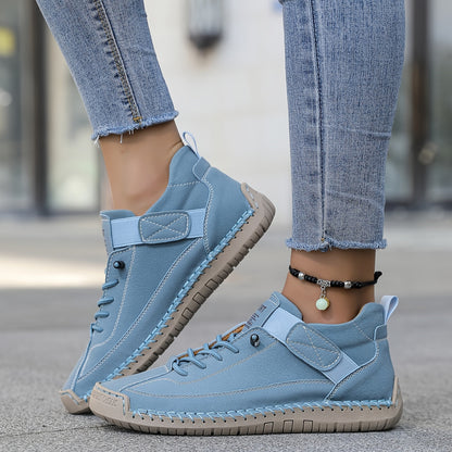 Ruœgy Baskets Montantes Orthopédiques à Lacets Femme