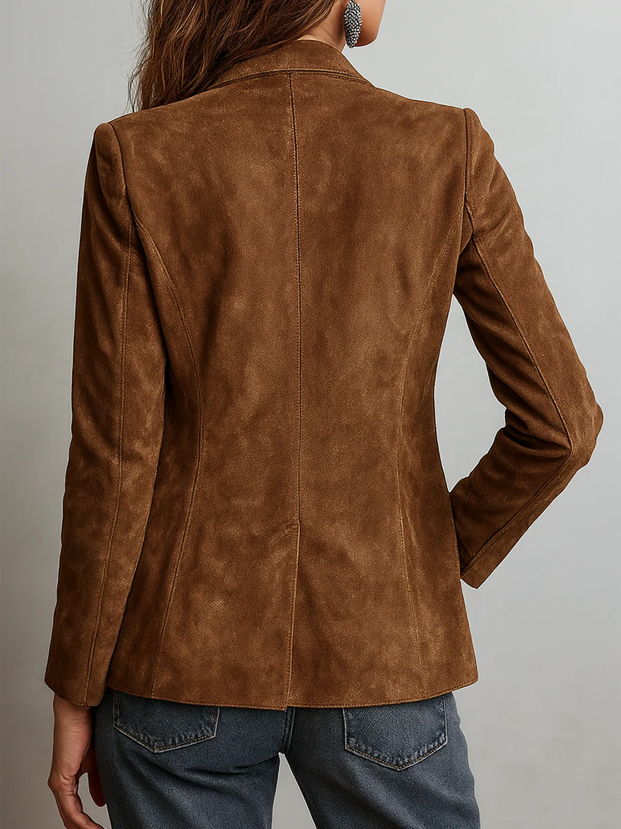 Ruœgy Blazer En Suédine Femme