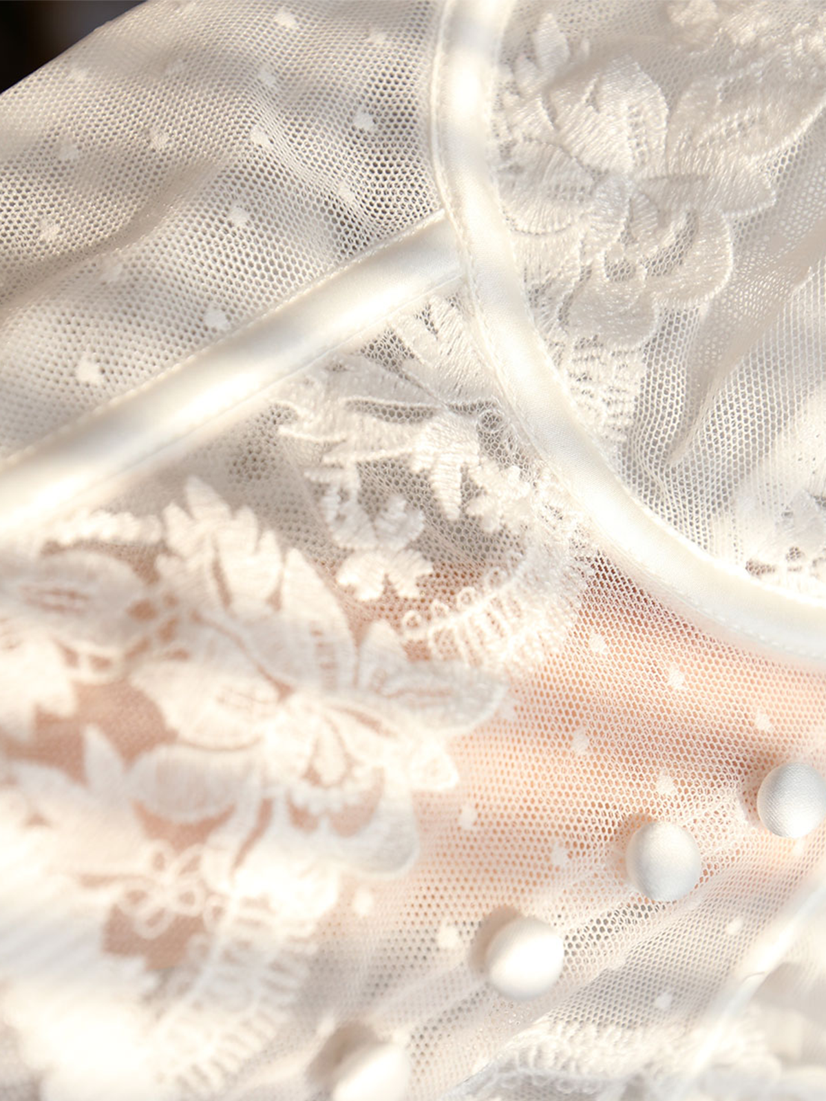 Ruœgy Top Corset Dentelle Fleurie Femme