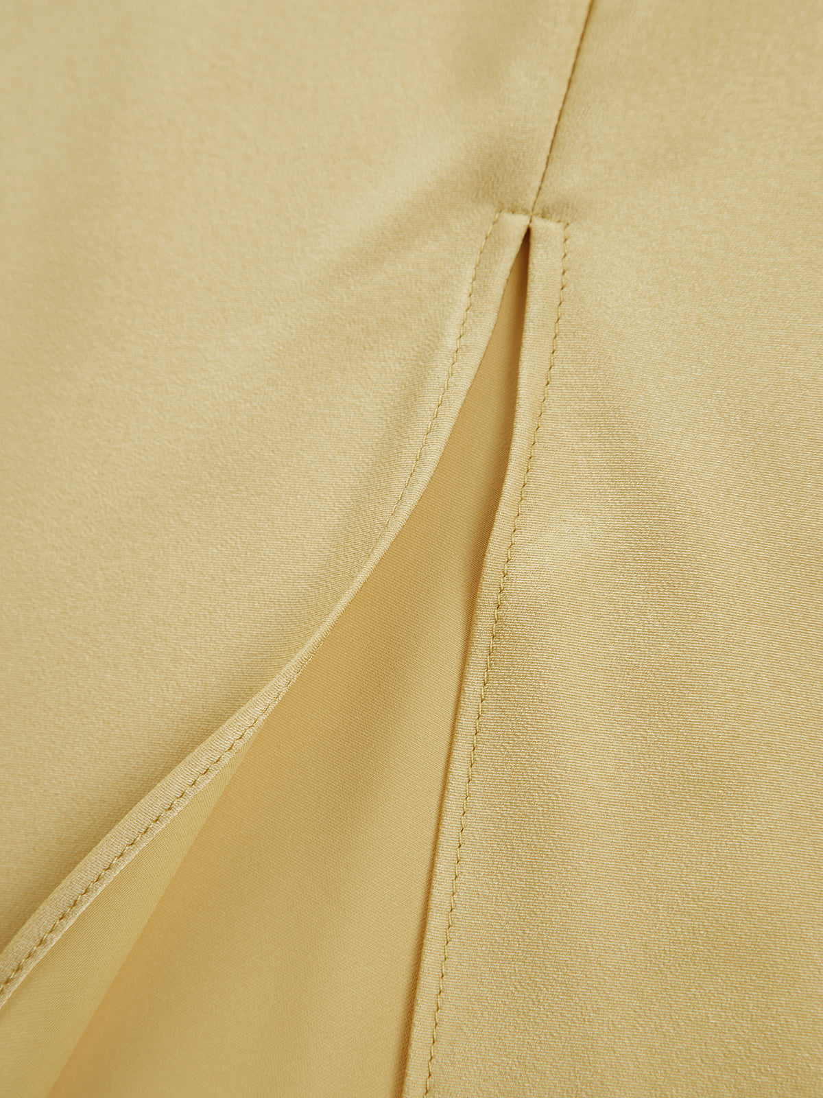 Ruœgy Robe Satinée Longue Asymétrique