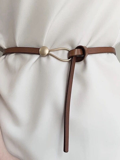 Ruœgy Ceinture Marron en Cuir Femme