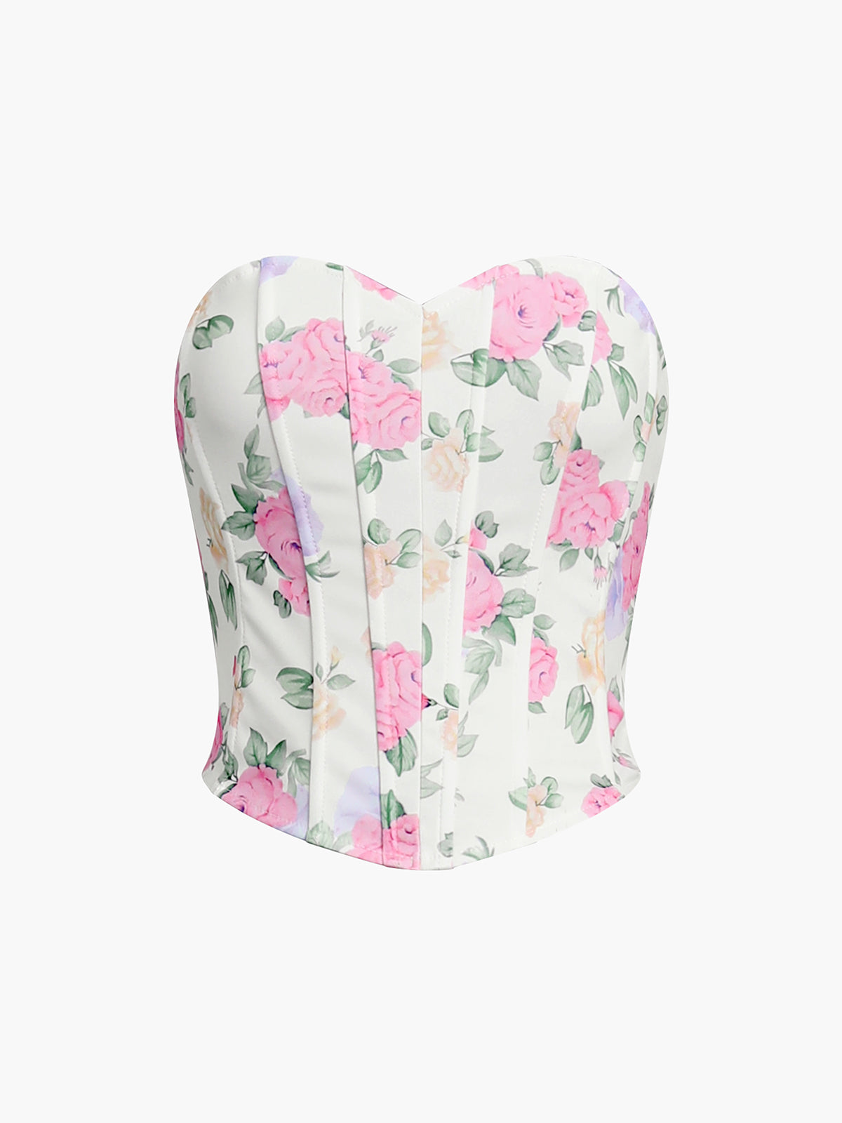 Ruœgy Bustier Femme Court Rose