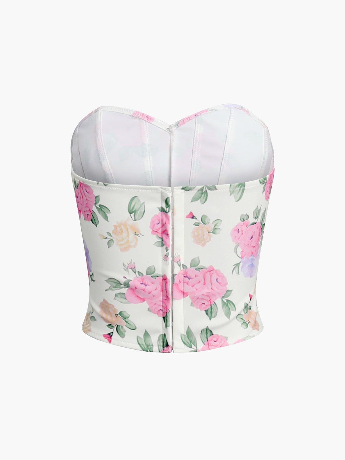 Ruœgy Bustier Femme Court Rose