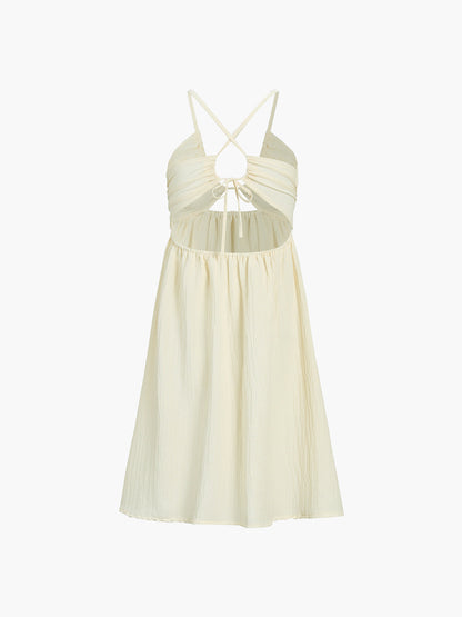 Ruœgy Robe Midi Dos Nu Femme