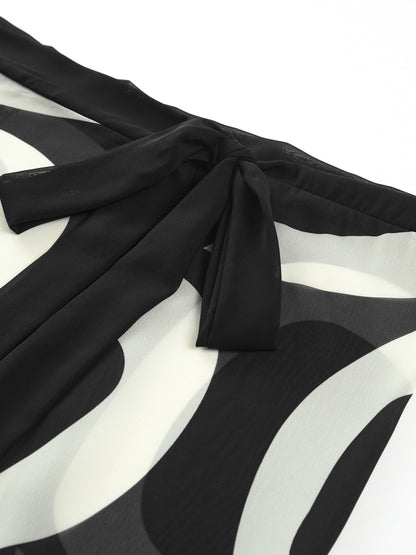 Ruœgy Paréo de Plage en Chiffon Femme