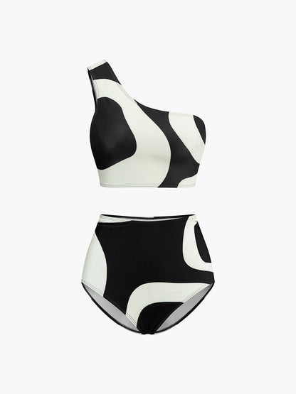 Ruœgy Bikini Asymétrique Bicolore Femme