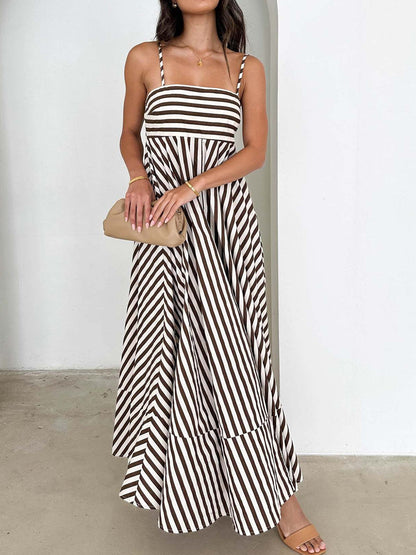 Ruœgy Striped Cami Maxi Dress