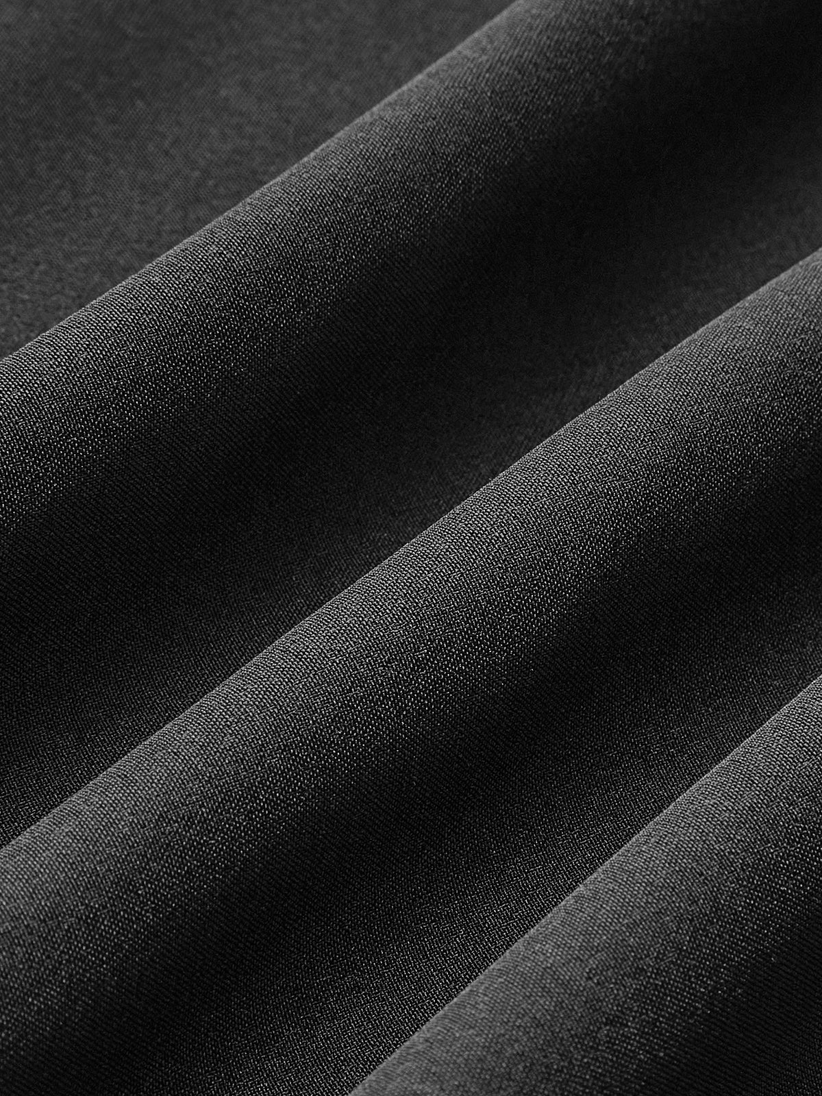 Ruœgy Robe Longue à Découpes Col Montant Femme