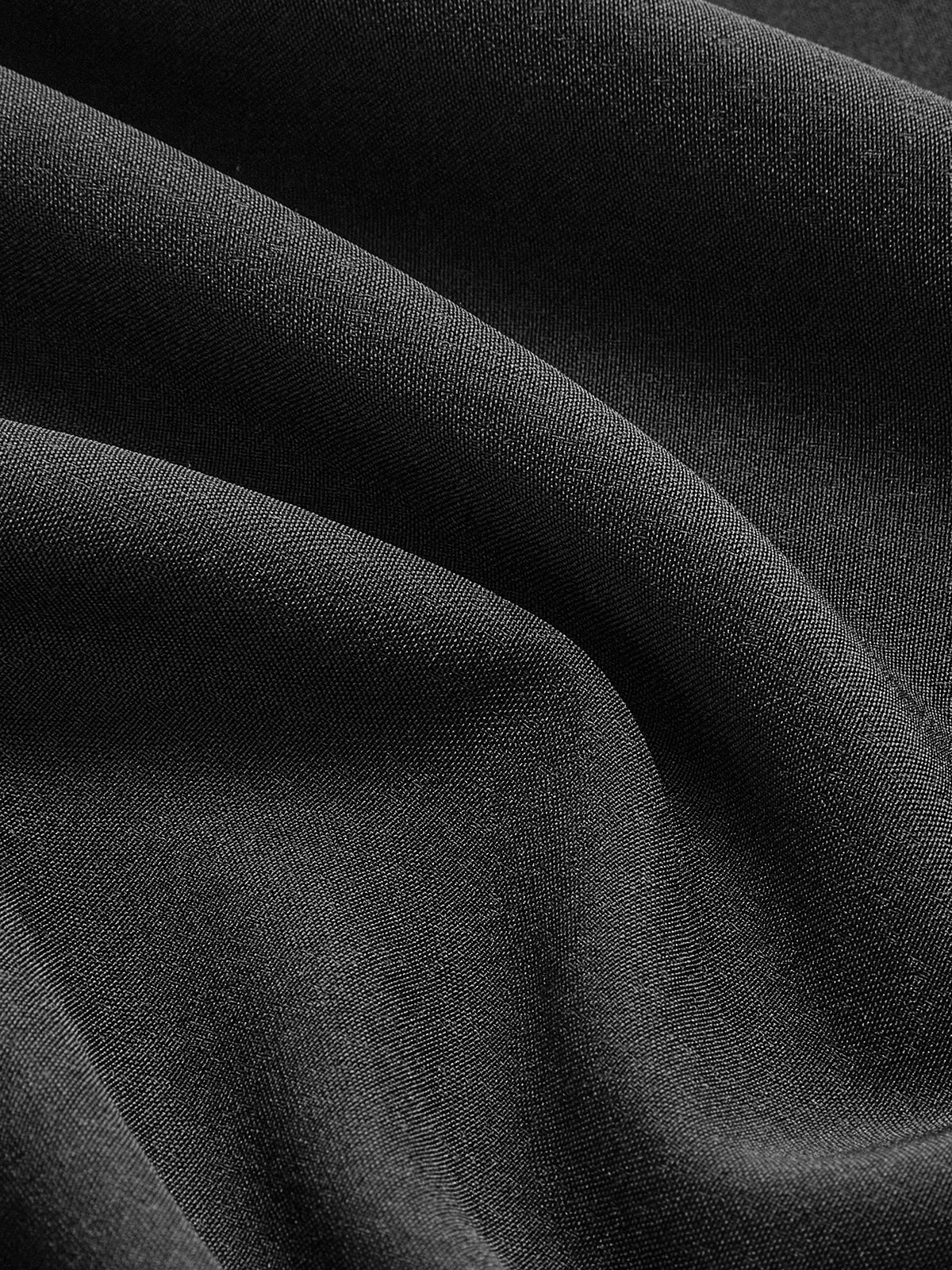 Ruœgy Robe Longue à Découpes Col Montant Femme