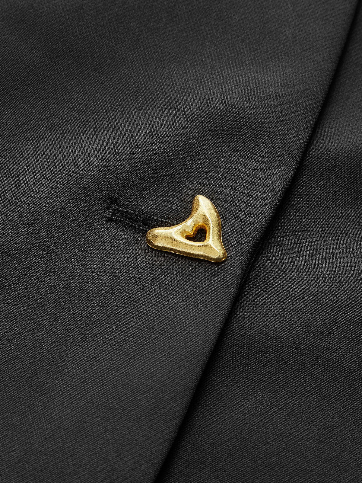 Ruœgy Button Down V Neck Blouse