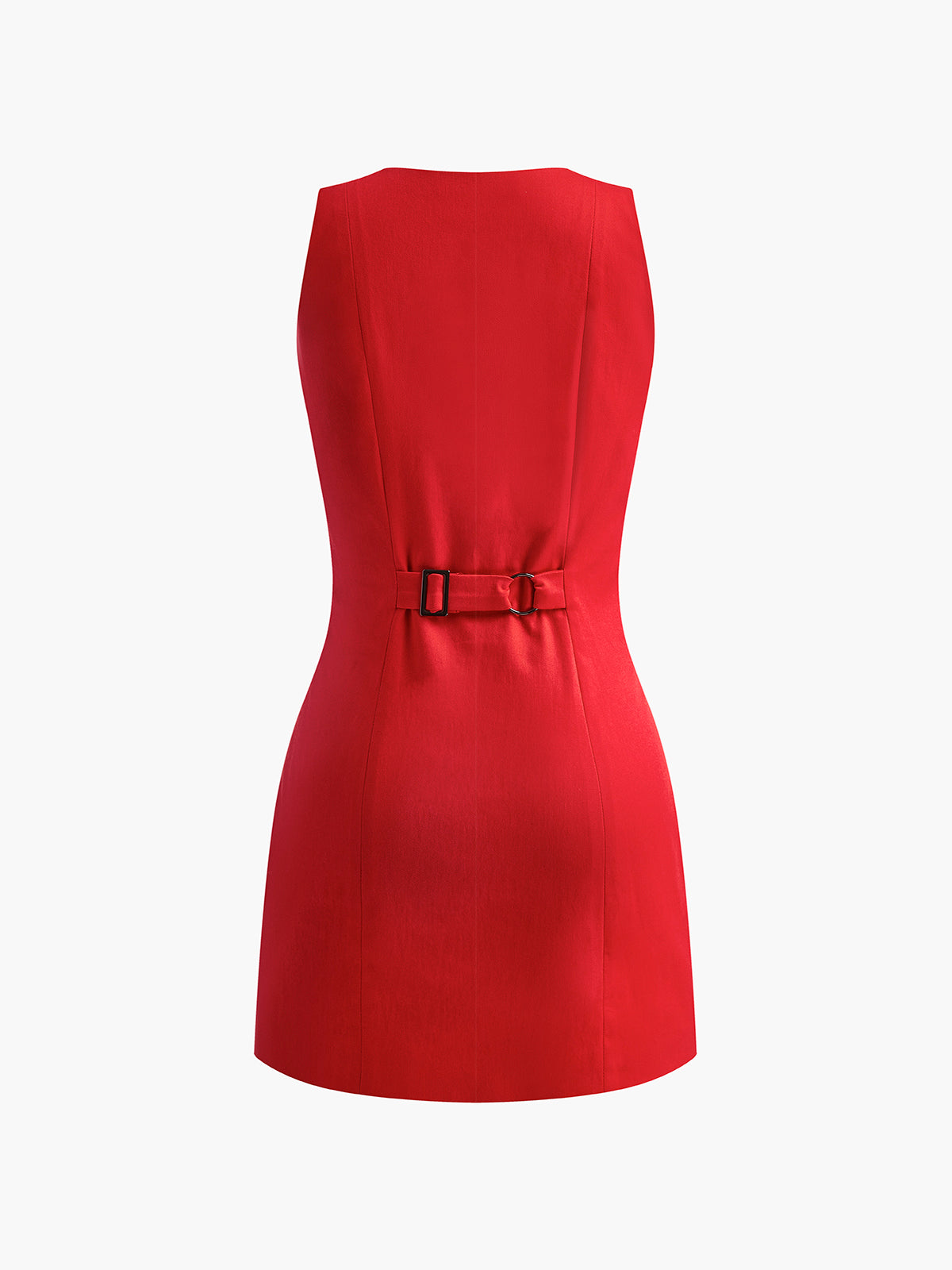 Ruœgy Robe Boutonnée Devant Sans Manches Femme