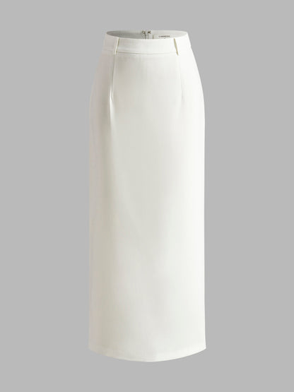 Ruœgy Jupe Longue Fendue Élégante Femme