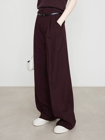 Ruœgy pantalon à pinces femme coupe droite Femme