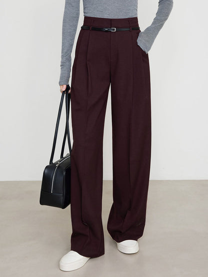 Ruœgy pantalon à pinces femme coupe droite Femme