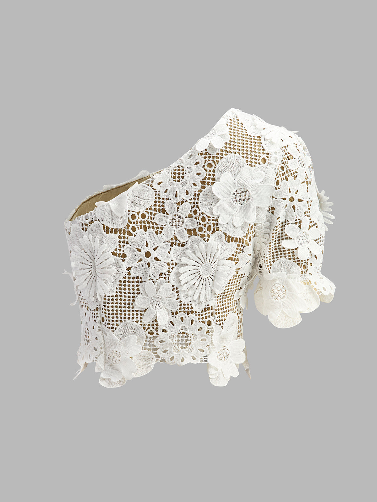 Ruœgy Ensemble Jupe Dentelle Florale Femme