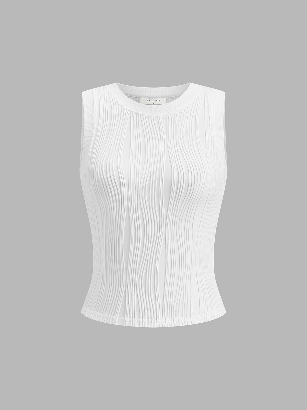 Ruœgy Wavy Textured Tank Top