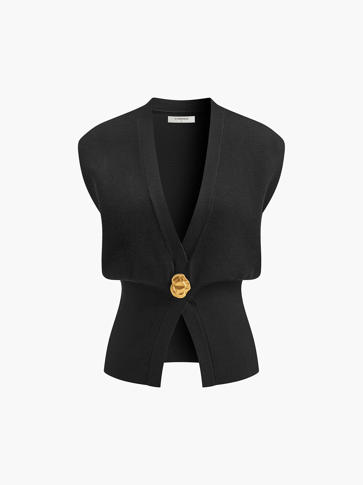 Ruœgy Sleeveless V Neck Sweater Vest