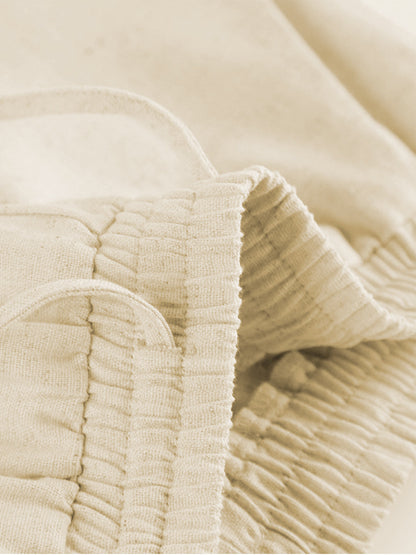 Ruœgy Linen Wide Leg Pants Set