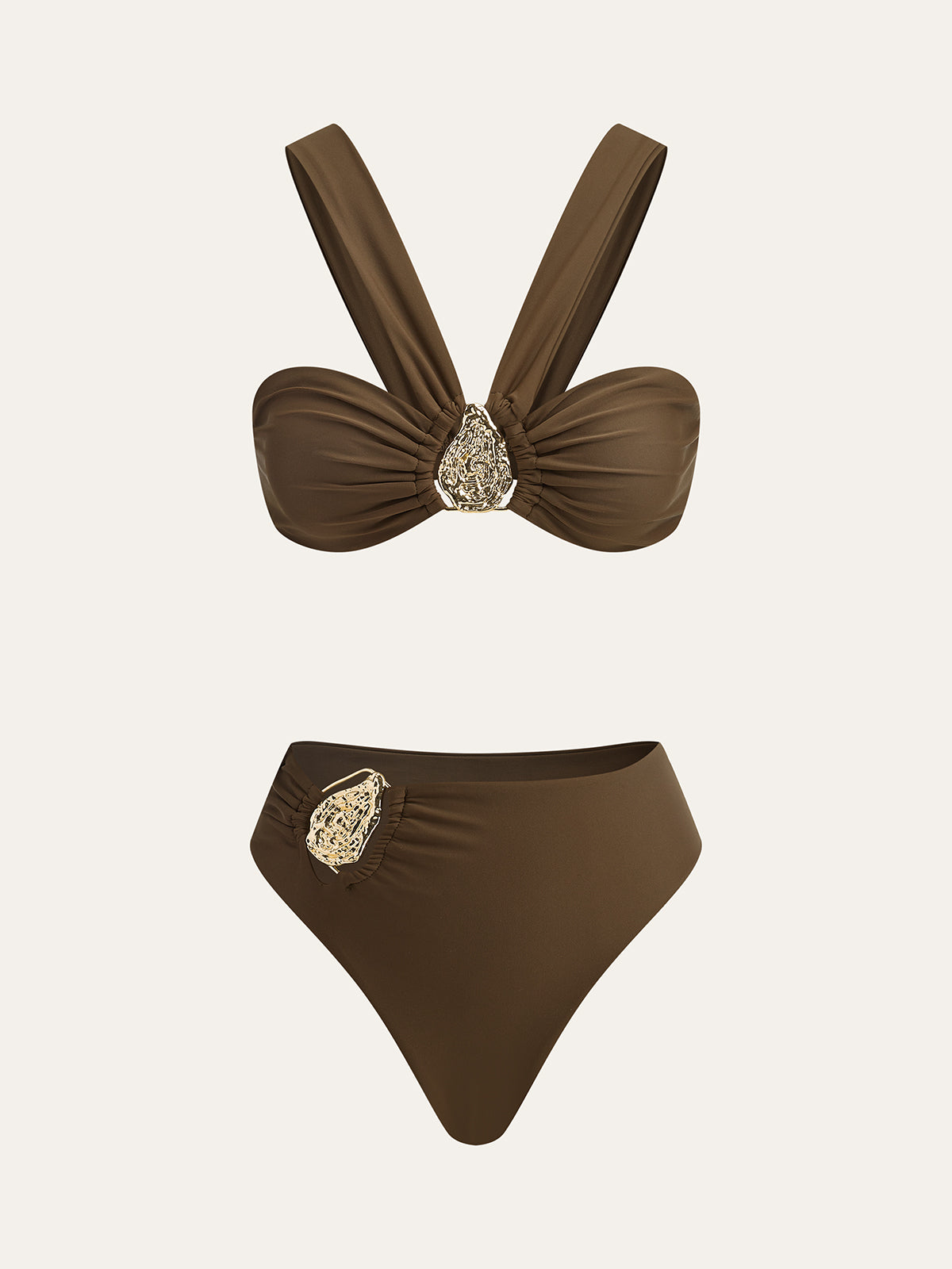 Ruœgy Bikini à Anneau Métallique Femme
