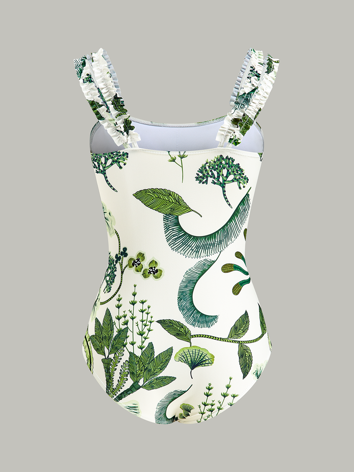 Ruœgy Maillot de Bain 1 Pièce Fleuri Femme
