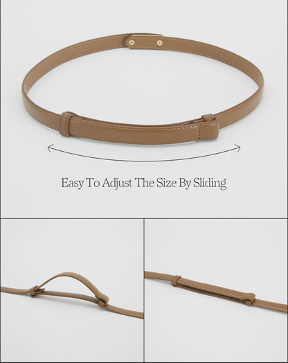 Ruœgy Ceinture Fine Femme Ajustable Femme