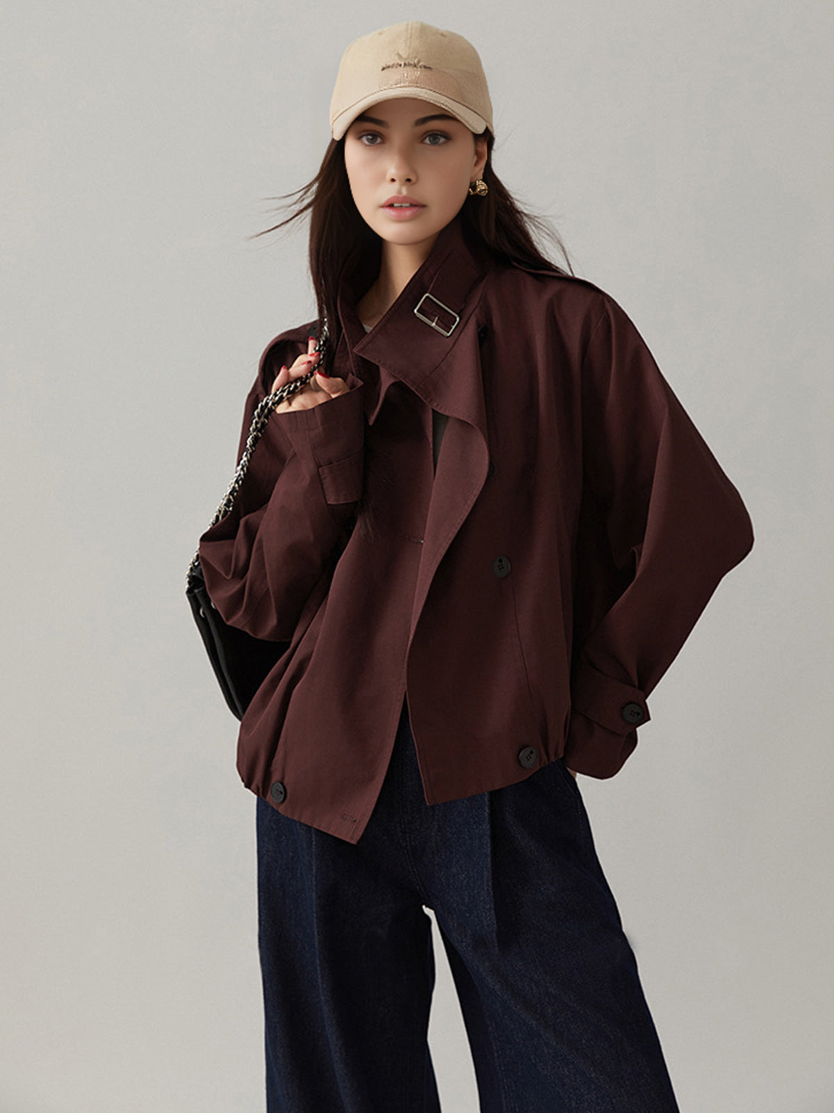 Ruœgy Vintage Oversized Trench Coat