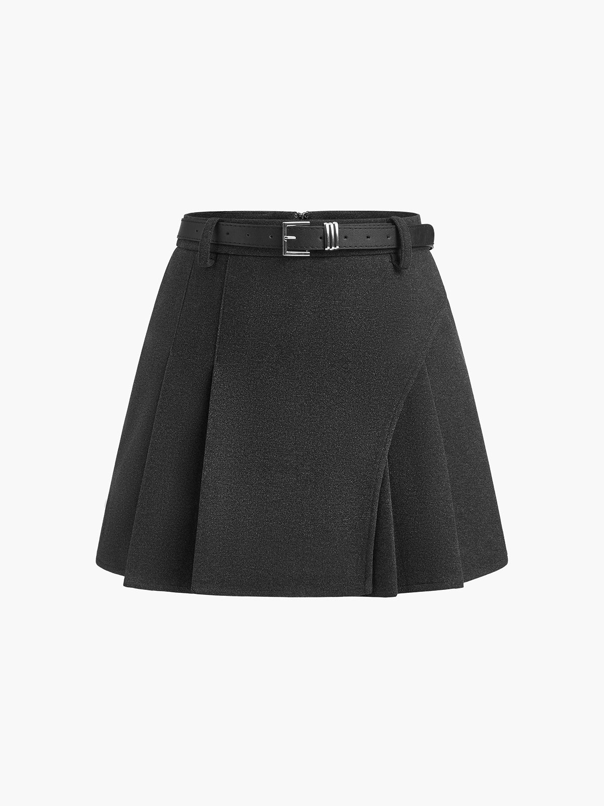 Ruœgy Jupe Plissée Courte Ceinturée Femme