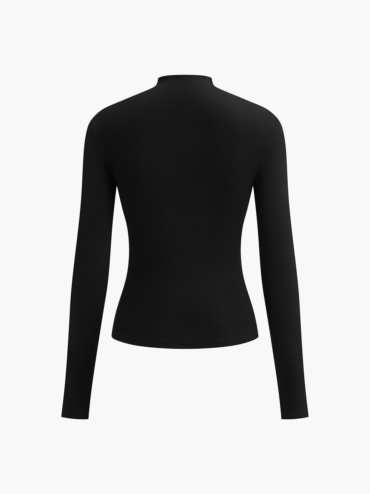 Ruœgy Fitted Ruched Long Sleeve Top