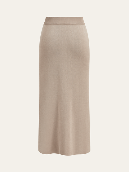 Ruœgy Cardigan Midi Skirt Set Femme