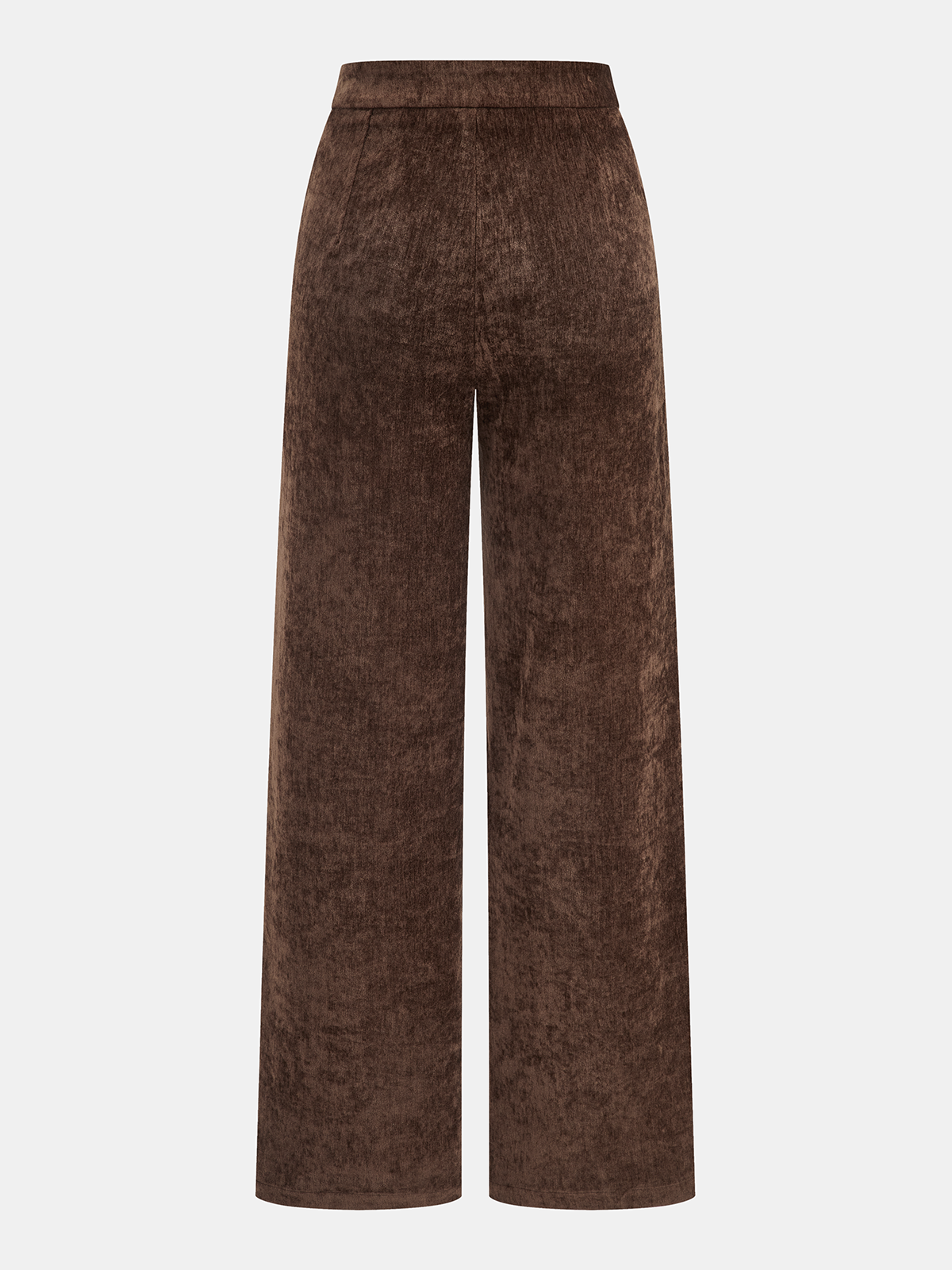 Ruœgy Pantalon Velours Taille Mi-Haute Femme