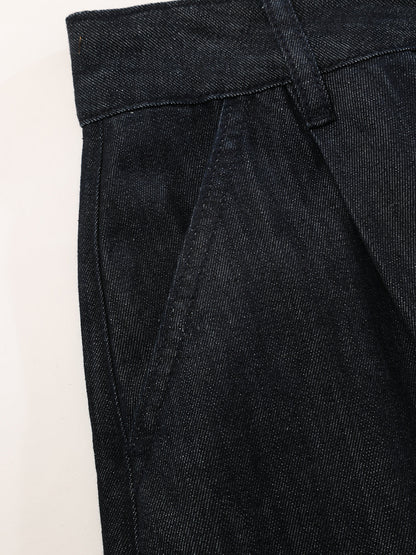Ruœgy Jean Wide Leg Denim Taille Haute Femme