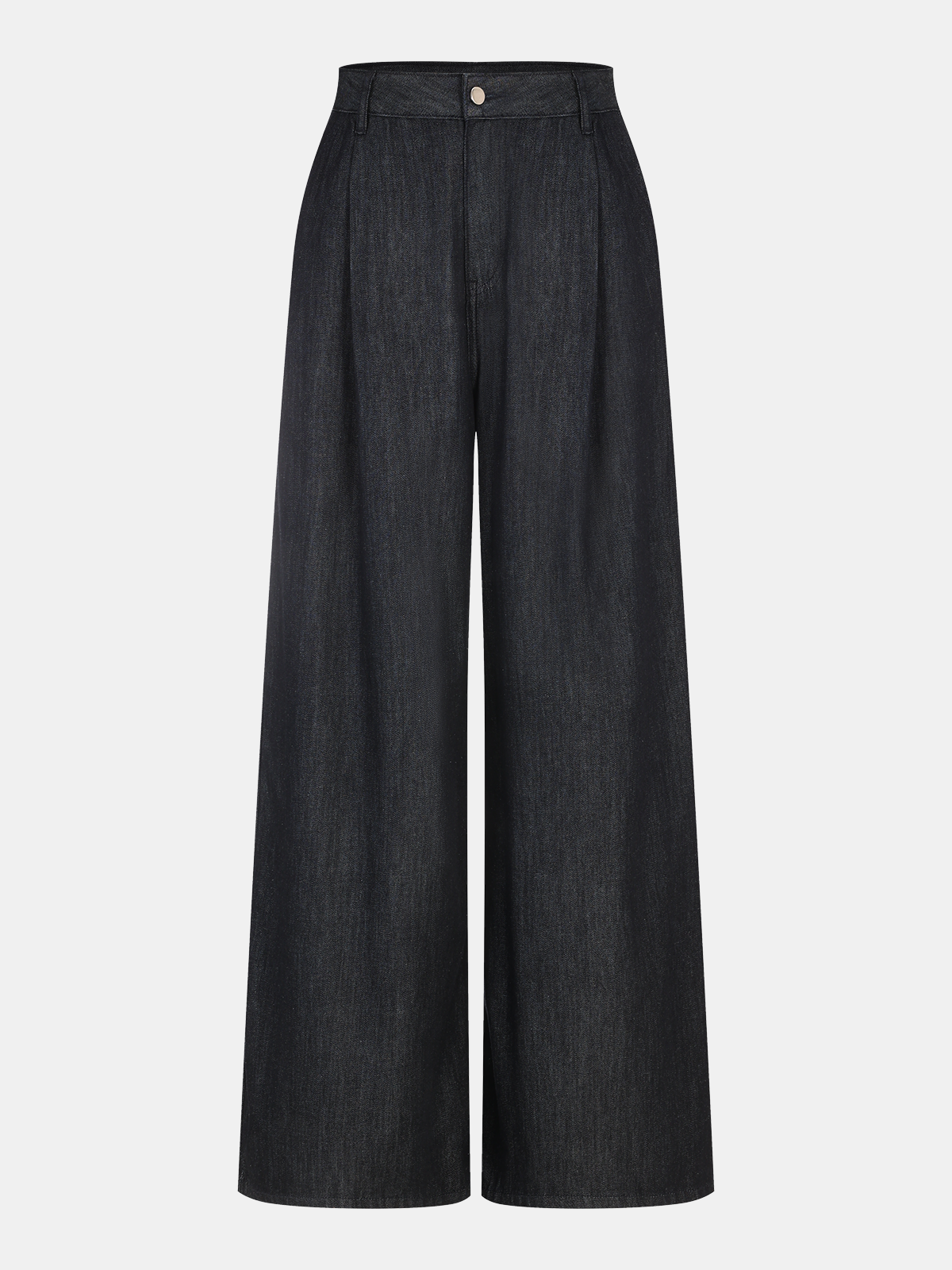 Ruœgy Jean Wide Leg Denim Taille Haute Femme