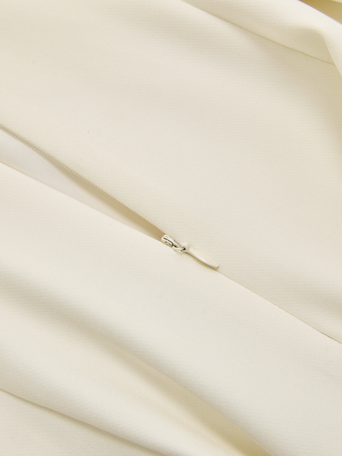 Ruœgy Robe Mini Moulante à Bretelles Dorées Femme
