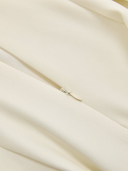 Ruœgy Robe Mini Moulante à Bretelles Dorées Femme